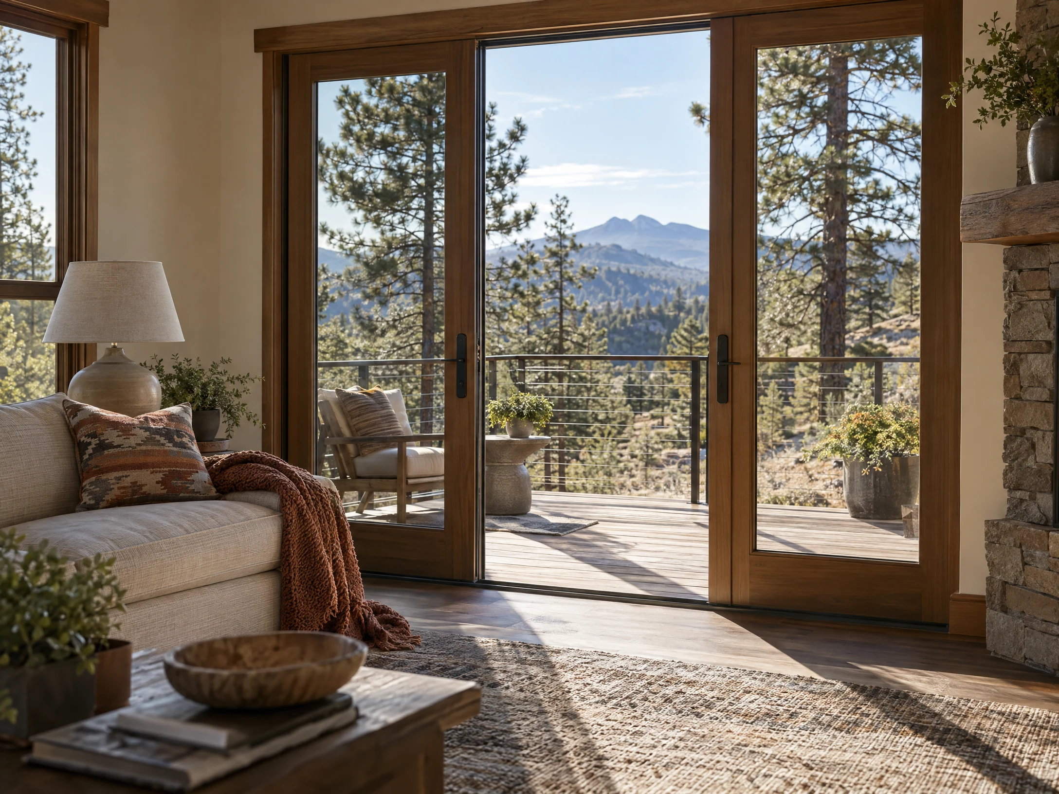Illustrative homeowner scenario: patio transitions