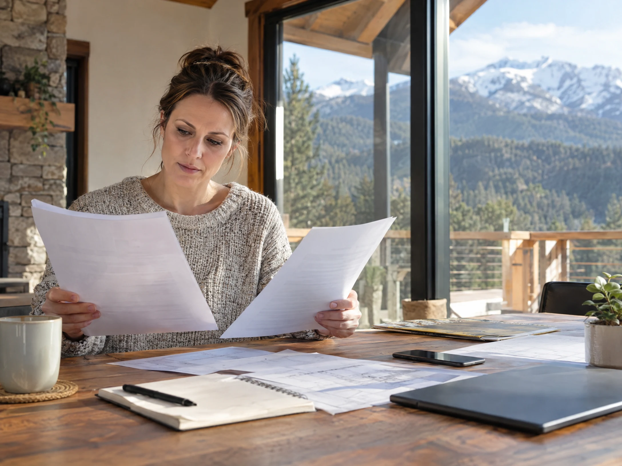 Illustrative homeowner scenario: comparing written scope