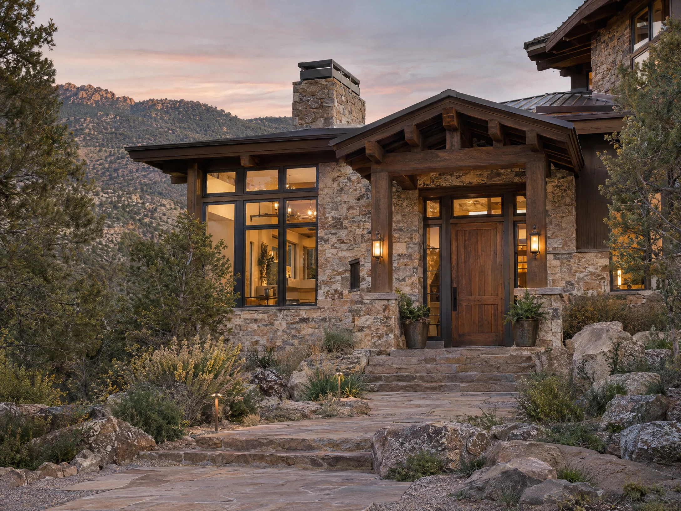 Illustrative homeowner scenario: changing the facade
