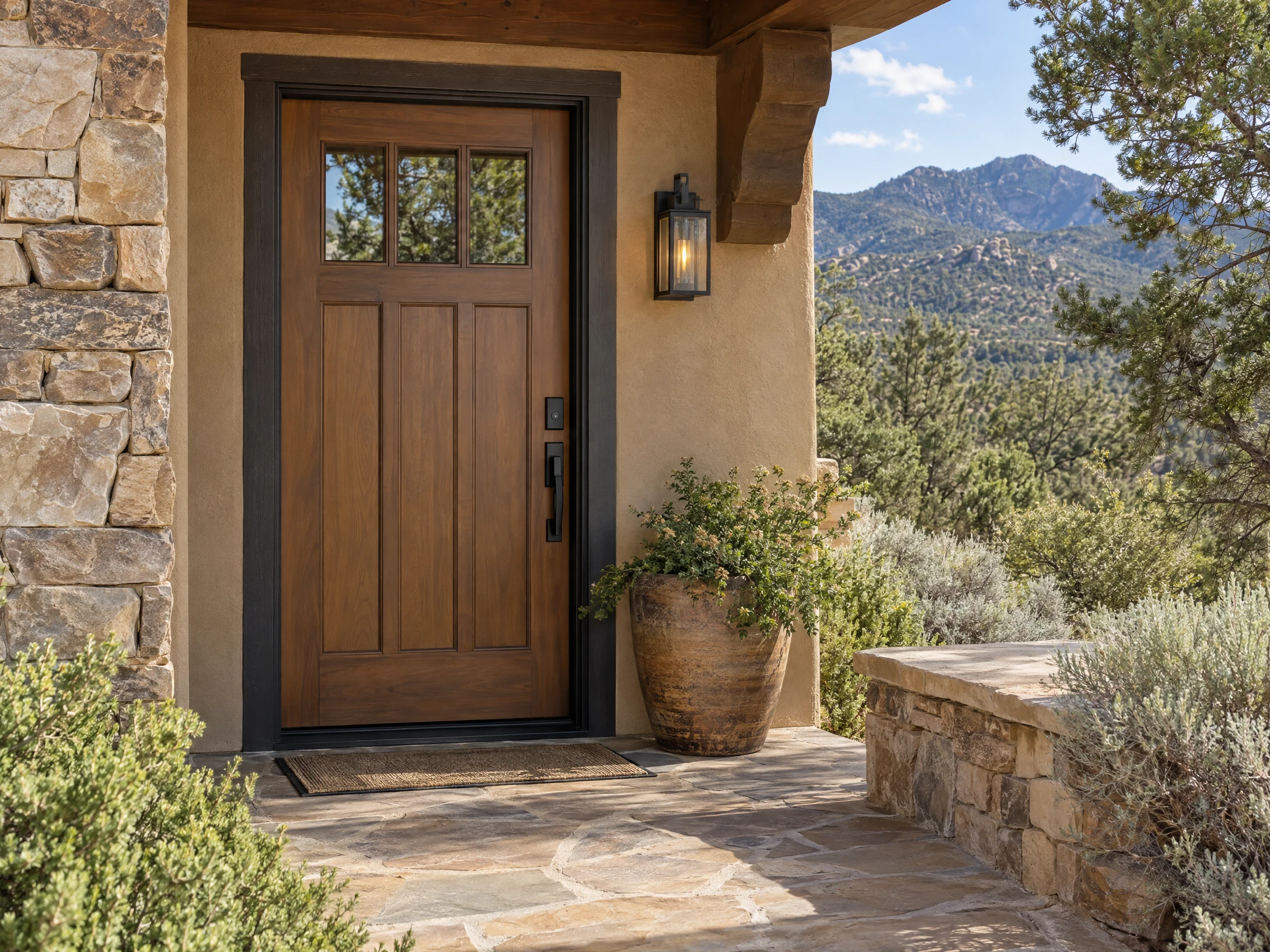 Illustrative New Mexico setting for door replacement